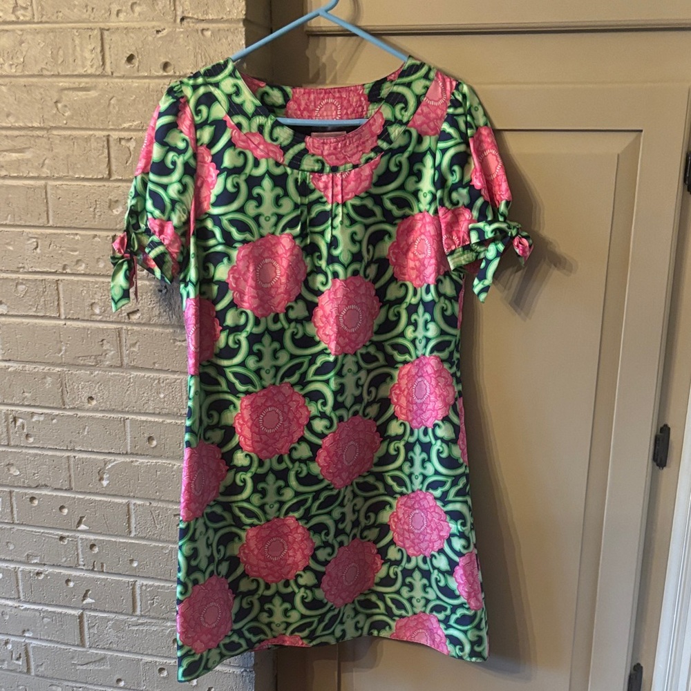 Lilly Pulitzer Dasha Hydrangea Silk Dress
